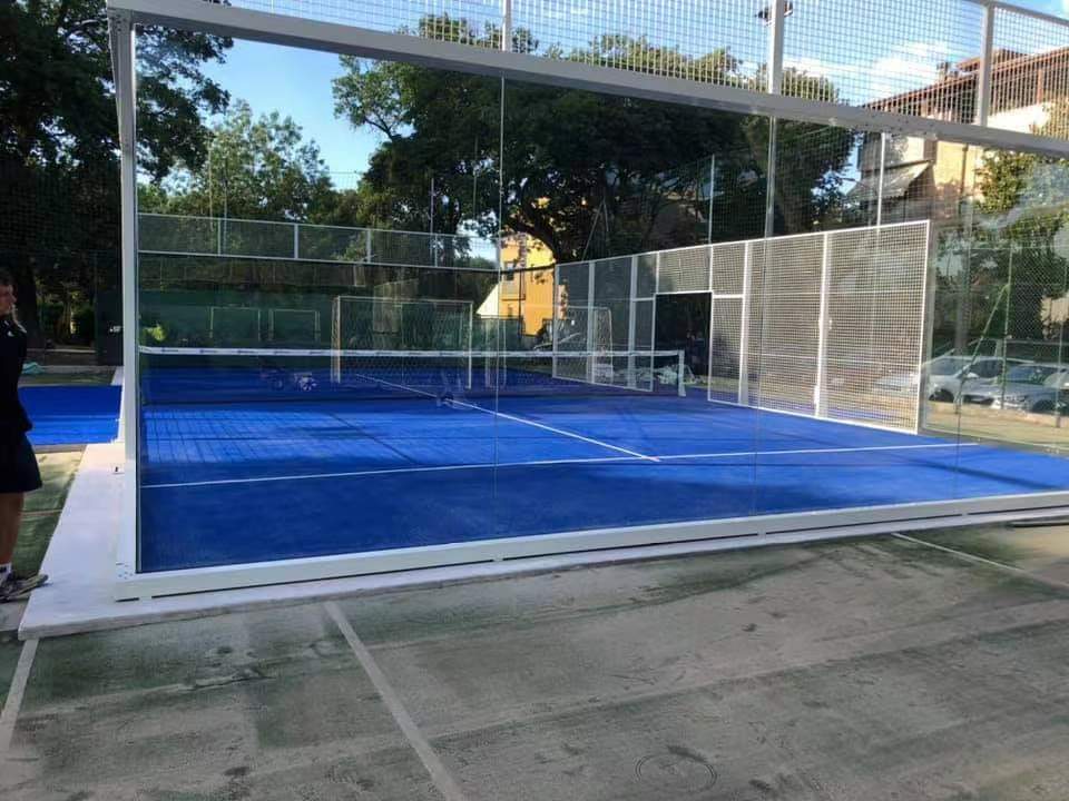 What is a padel field or court?