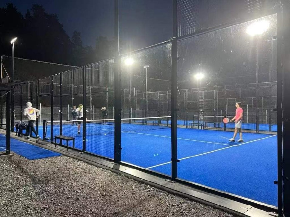 Top Quality Paddle Court Indoor And Outdoor Padel Tennis Court Panoramic Paddle Court Manufacturer