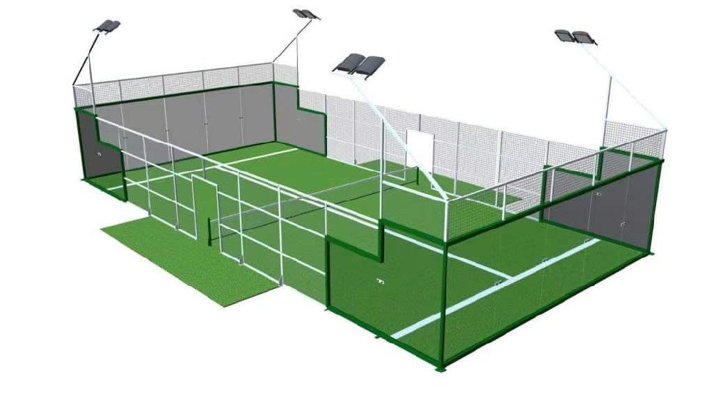 The outdoor Padel Court provides a professional and safe venue environment for the competition